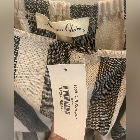 NWT Striped Romper - Picture 4 of 4